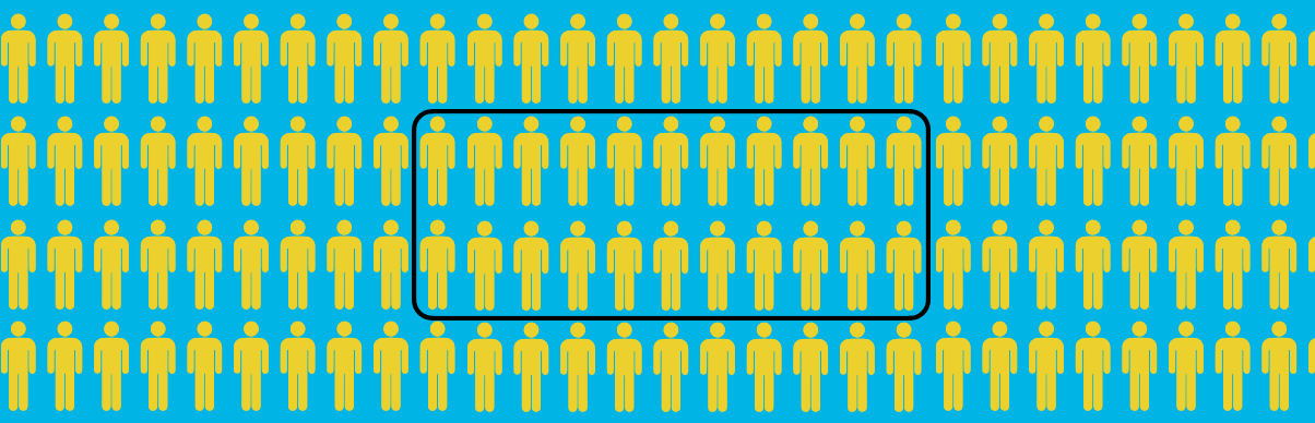 Ilustração apontando. de forma representativa, a taxa de conversão do Ecommerce