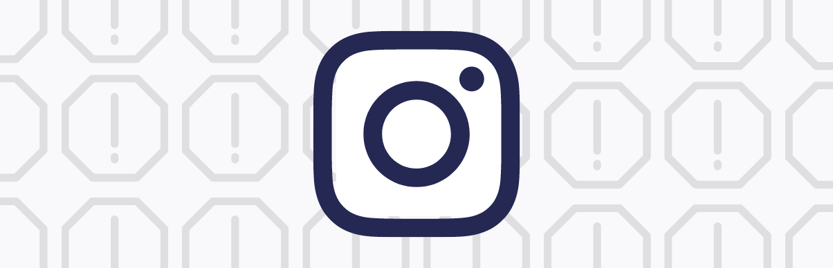 conta do instagram desativada