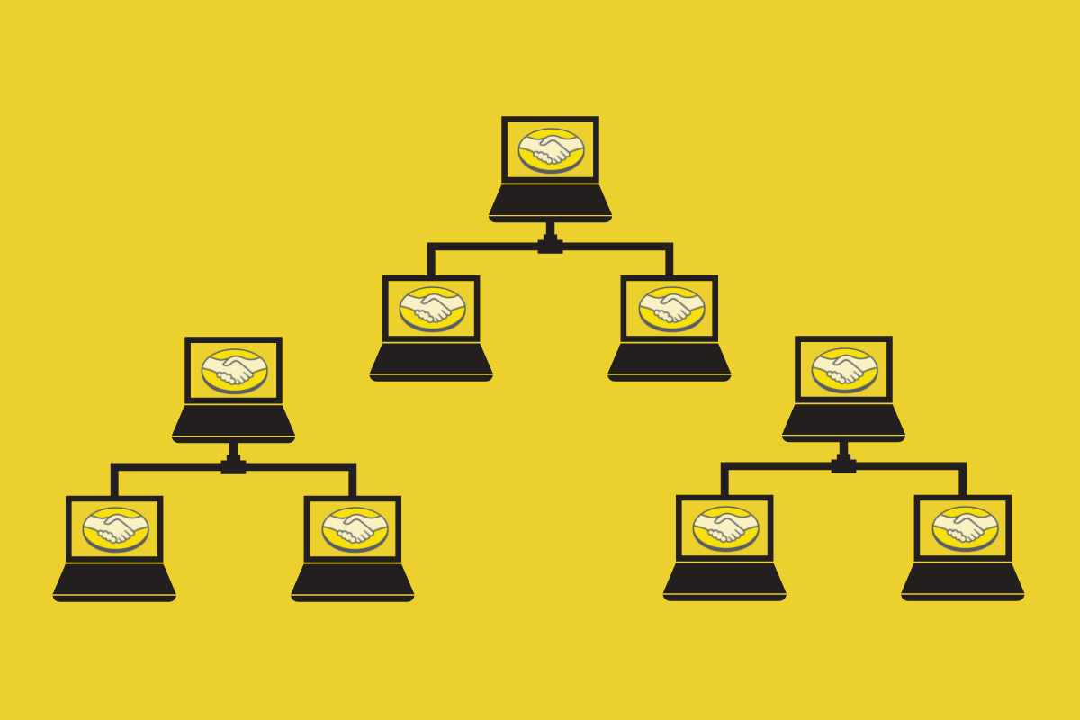 computador logado no marketplace