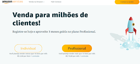 Planos de venda amazon