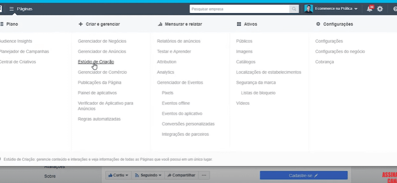 Estúdio de criação