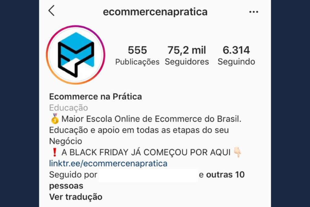 Tradução da minha biografia