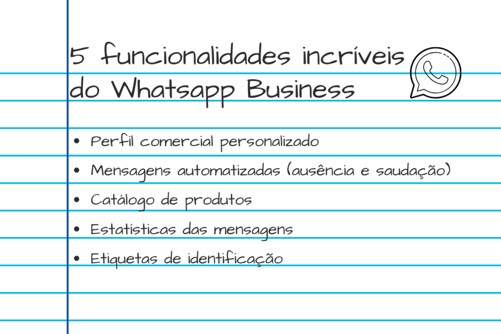 whatsapp business - funcionalidades
