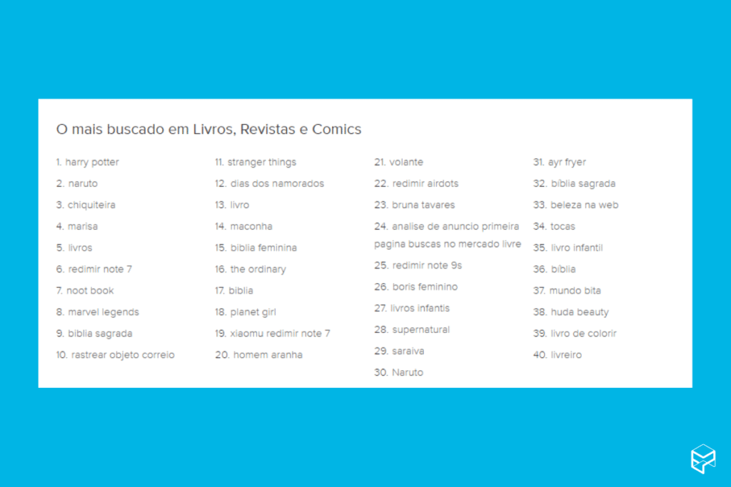 produtos mais vendidos