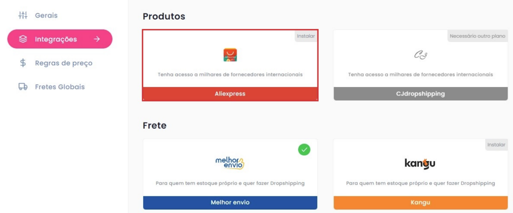 AliExpress dropshipping
