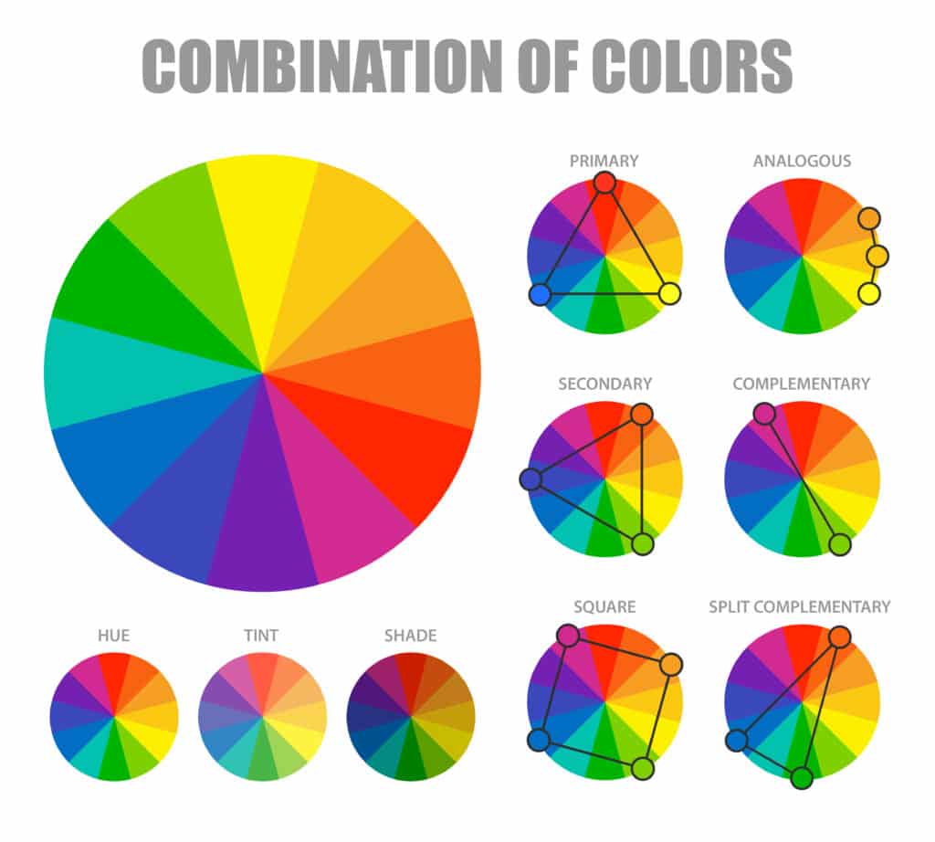 Artigo Fotos para perfil de lojas de roupa no Instagram círculo da teoria das cores
