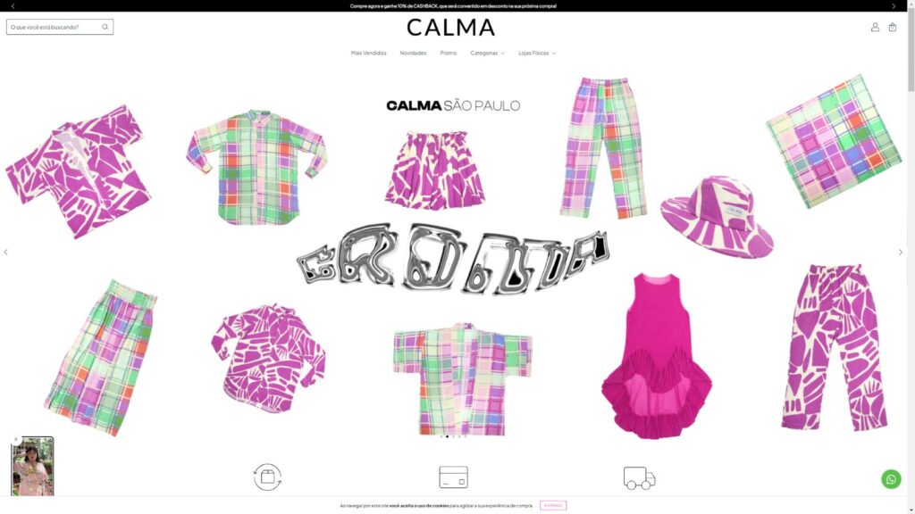 layout para ecommerce