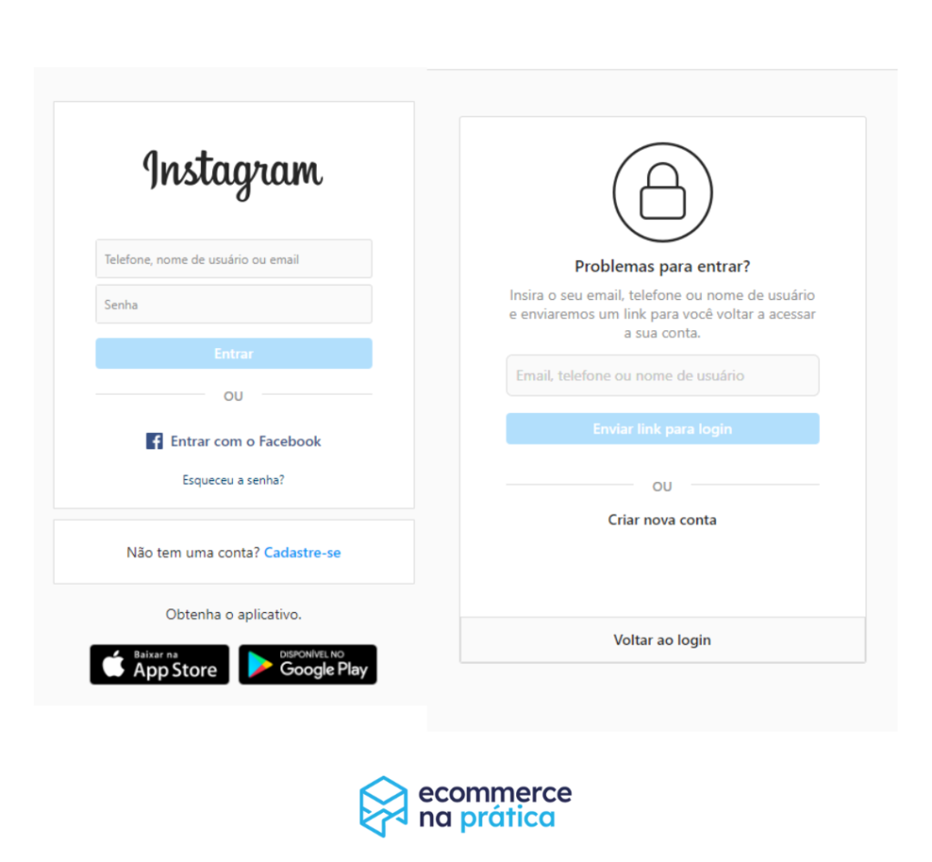 Como recuperar a conta desativada do Instagram