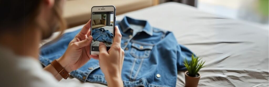 6 ideias de como tirar fotos de roupas para vender