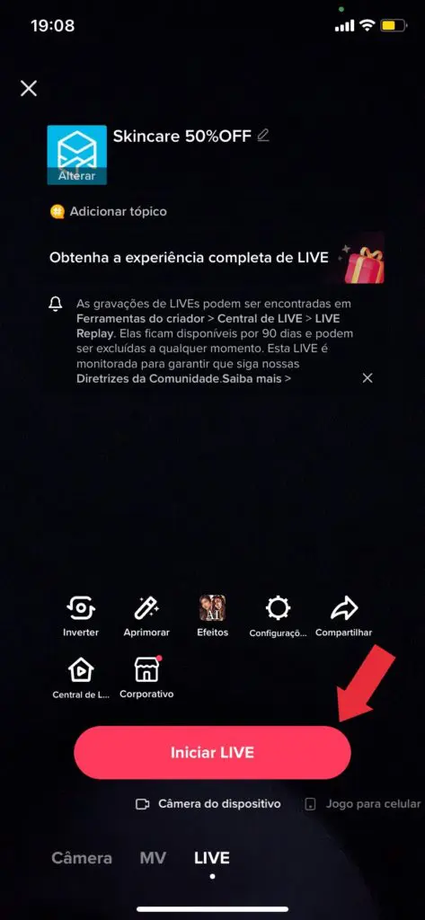 TikTok permitirá restrição de lives para maiores de 18 anos 