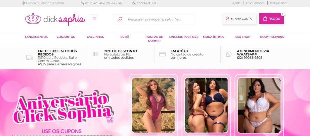 fornecedor de lingerie