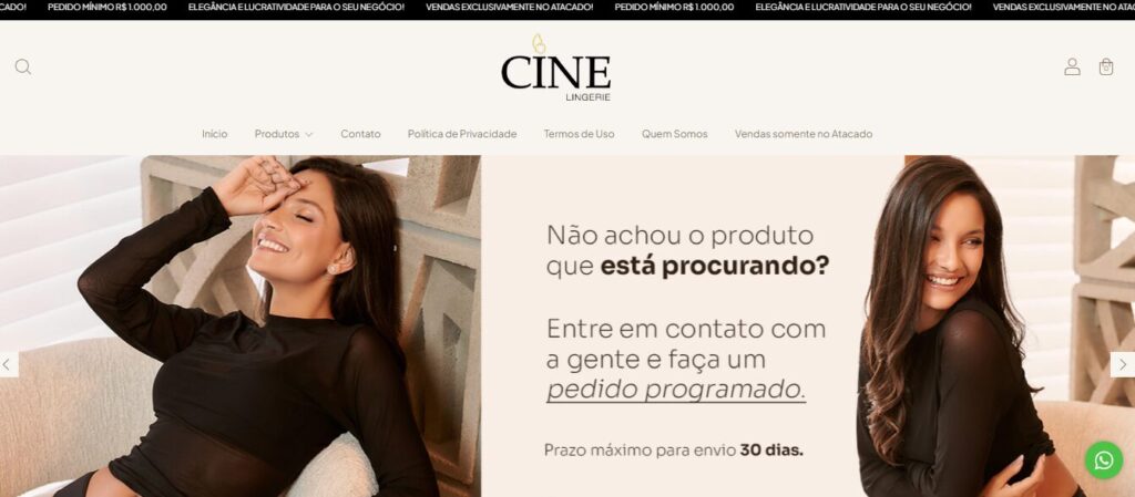 fornecedor de lingerie