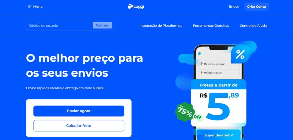plataforma de fretes