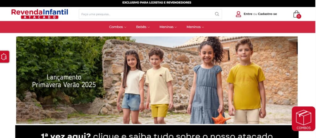 fornecedor de roupa infantil