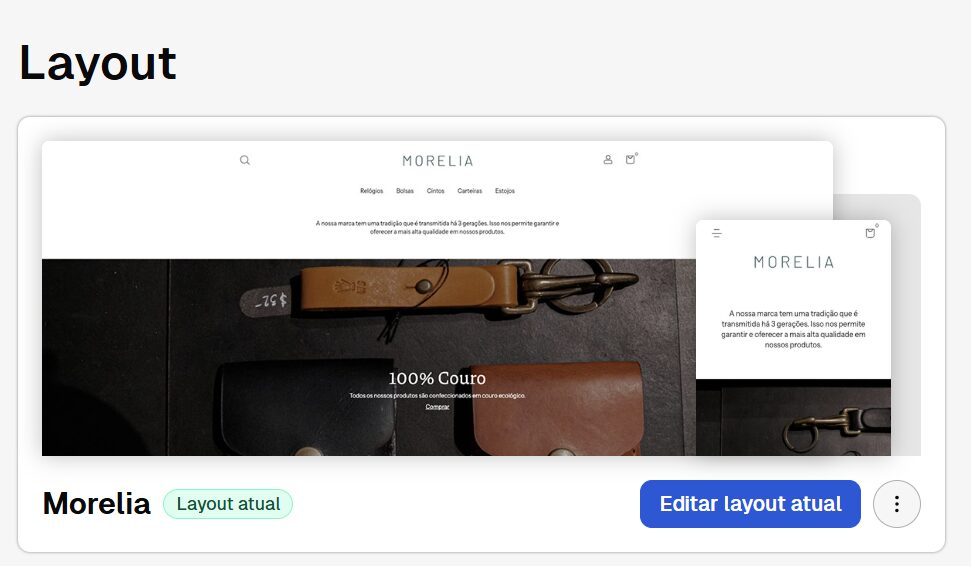 como criar rodapé na nuvemshop