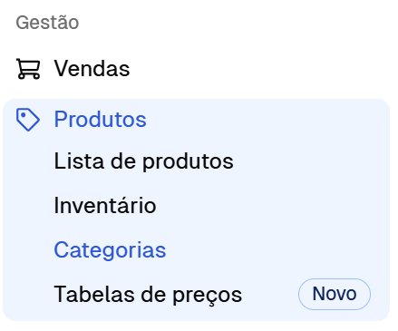 como adicionar categorias na Nuvemshop