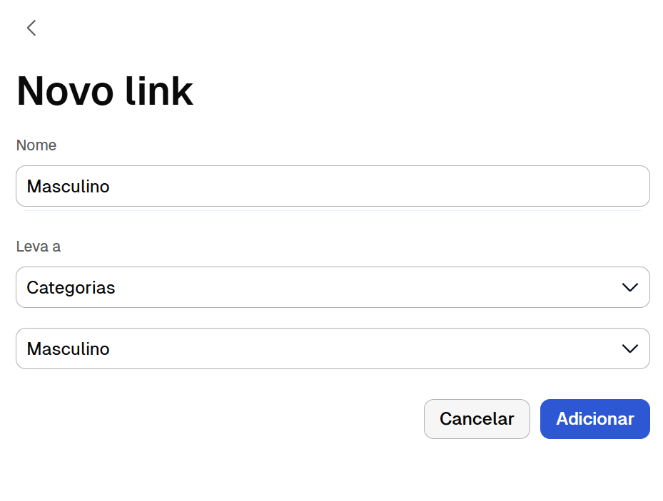 como adicionar categorias na Nuvemshop
