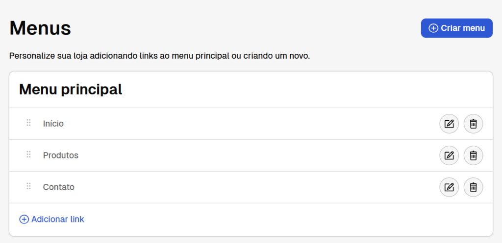 como criar rodapé na nuvemshop