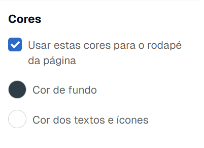 como criar rodapé na nuvemshop